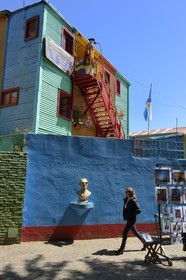 Argentine, Buenos Aires, quartier de La Boca, la rue Caminito