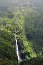 France, île de la Réunion, cirque de Salazie, classé Patrimoine Mondial de l'UNESCO, la cascade du trou de fer