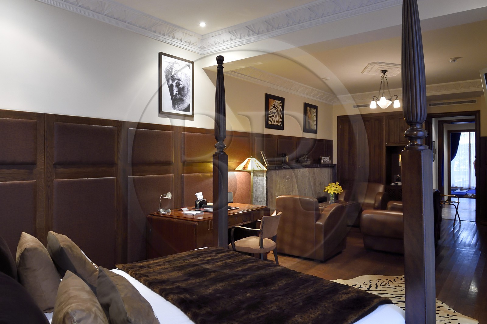 Maroc, Casablanca, Hotel et Spa Le Doge Relais et Chateaux, la suite Hemingway