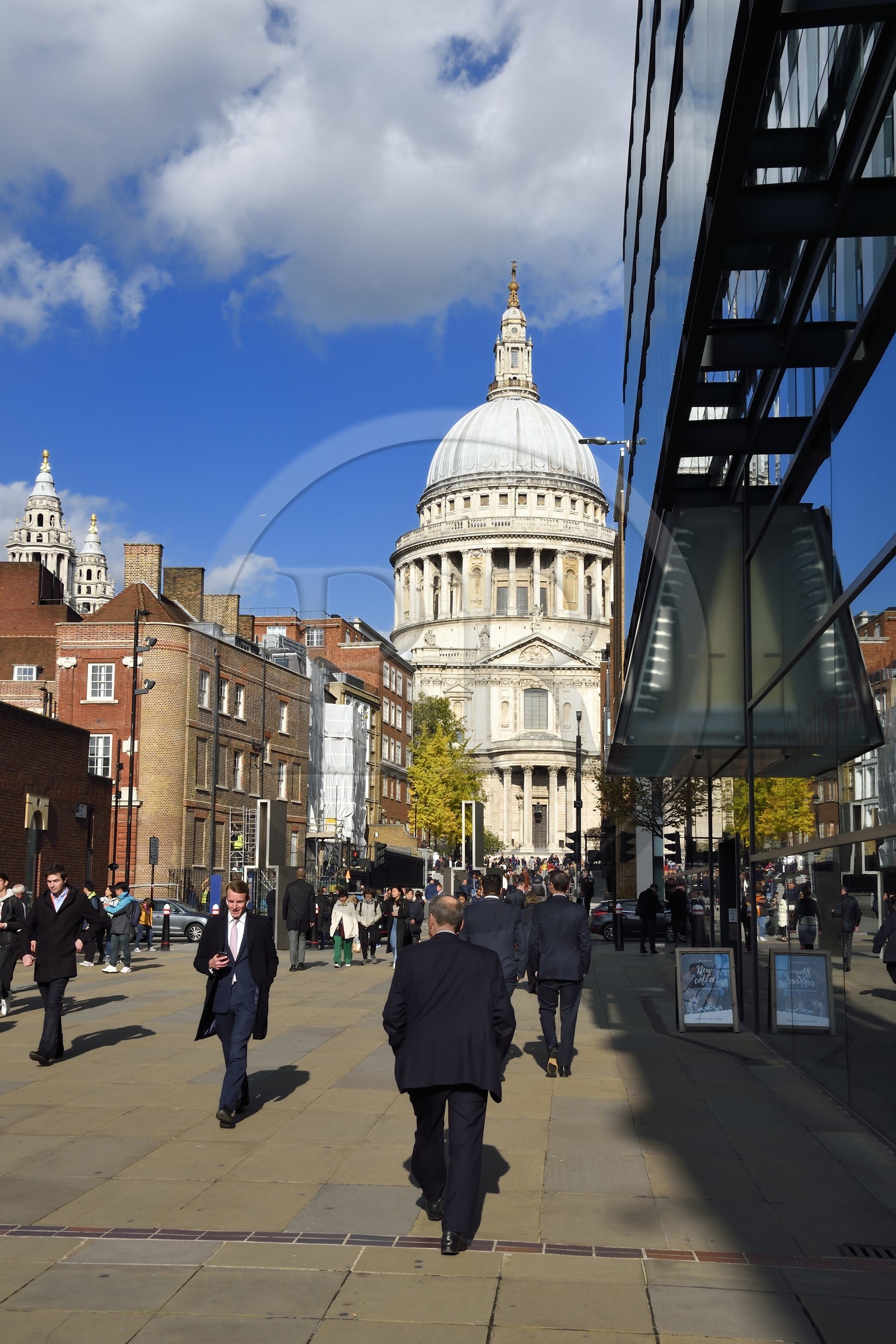 Royaume-Uni, Londres, la City, la cathédrale Saint-Paul