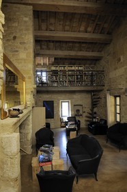 France, Gard (30), région du Pays d'Uzège, chambres d'hôtes de luxe le Clos du Léthé au hameau de Saint-Médiers à Montaren et Saint-Médiers