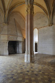 France, Val-de-Marne (94), Vincennes, le château de Vincennes, le donjon, chambre du Roi au deuxième étage