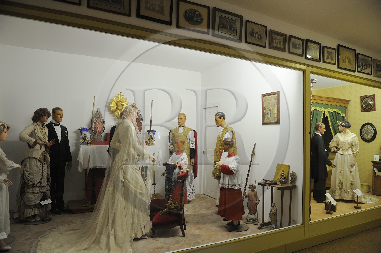 France, Loir-et-Cher (41), château de Villesavin (châteaux de la Loire), le musée du mariage