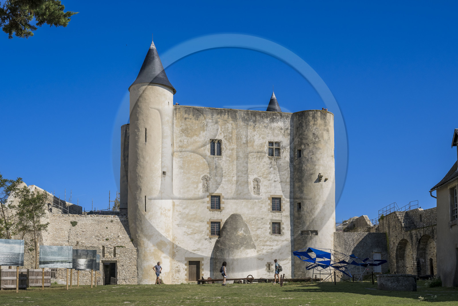 France, Vendée (85), Ile de Noirmoutier, Noirmoutier-en-l'Ile, le chateau médiéval