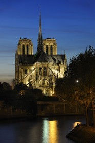 France, Paris (75), les rives de la Seine, classées Patrimoine Mondial de l'UNESCO, la cathédrale Notre-Dame