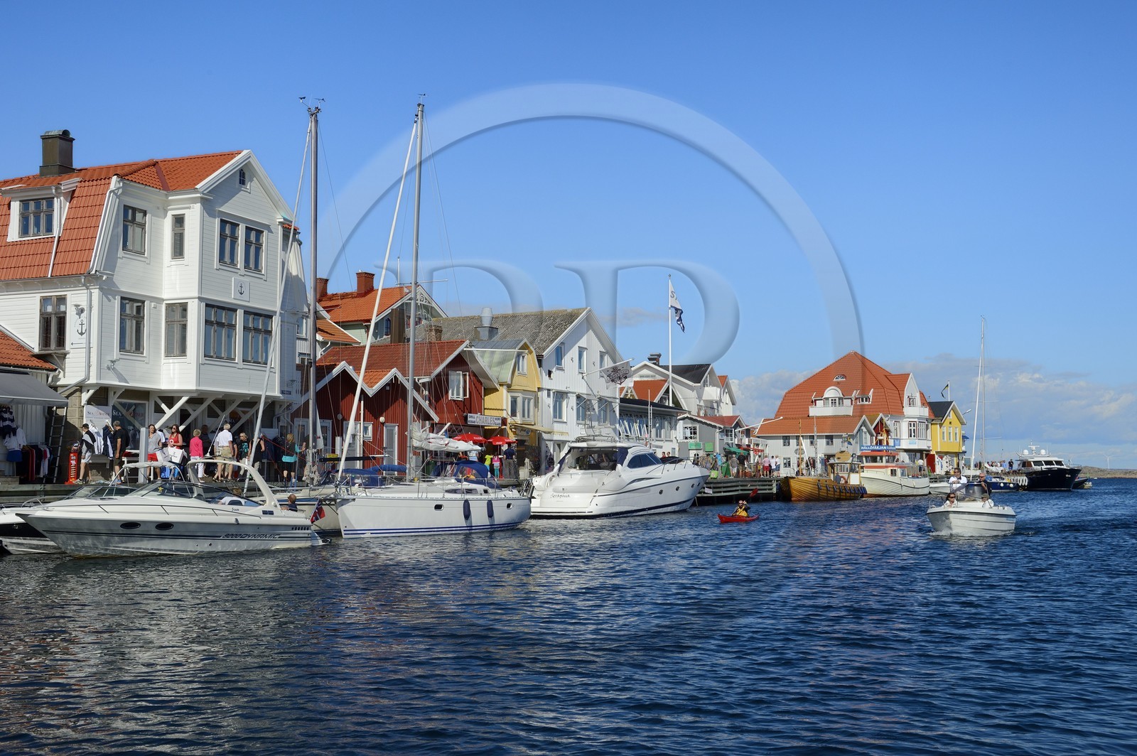 Suède, Västra Götaland, port de Smögen