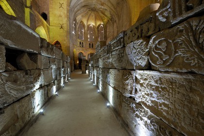 France, Aude (11), Narbonne, musée Lapidaire dans l’église désaffectée Notre Dame de Lamourguier