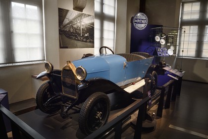 France, Bas-Rhin (67), Strasbourg, Musée historique de la ville de Strasbourg, automobile Torpédo Mathis 5CV type P (1925) construite à Strasbourg