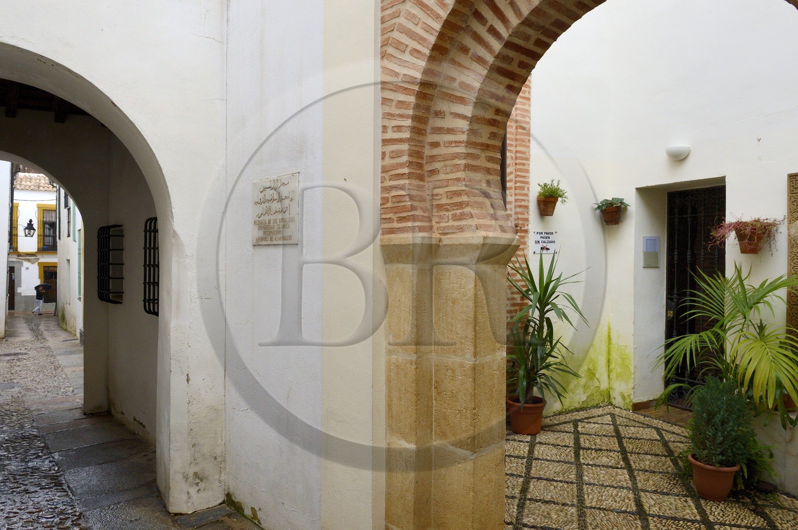 Espagne, Andalousie, Cordoue, centre historique classé Patrimoine Mondial de l'UNESCO, quartier de la Juderia, entrée de la mosquée actuelle de Cordoue