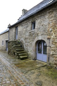 France, Finistère (29), parc naturel régional d'Armorique, Huelgoat, maison familiale de Francois Le Bihan sieur de Kervoac et ancêtre breton de l'écrivain Jack Kerouac