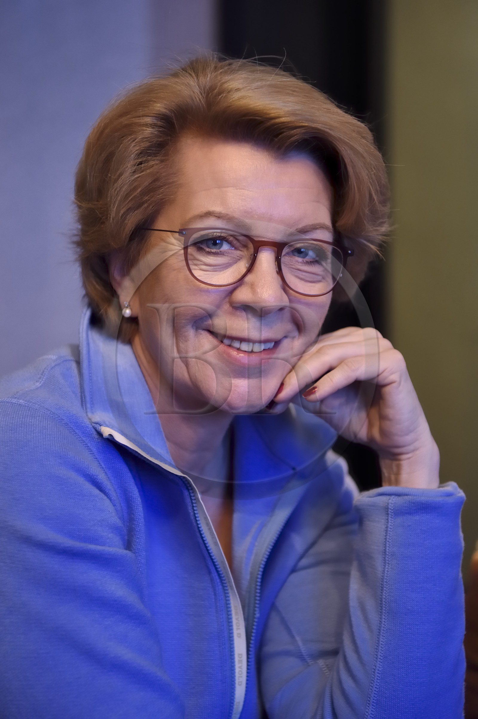 Norvège, Svalbard, Spitzberg, Longyearbyen, Marie Haga, directrice générale de Crop Trust qui dirige la Réserve mondiale de semences du Svalbard (banque de graines du Global Seed Vault)