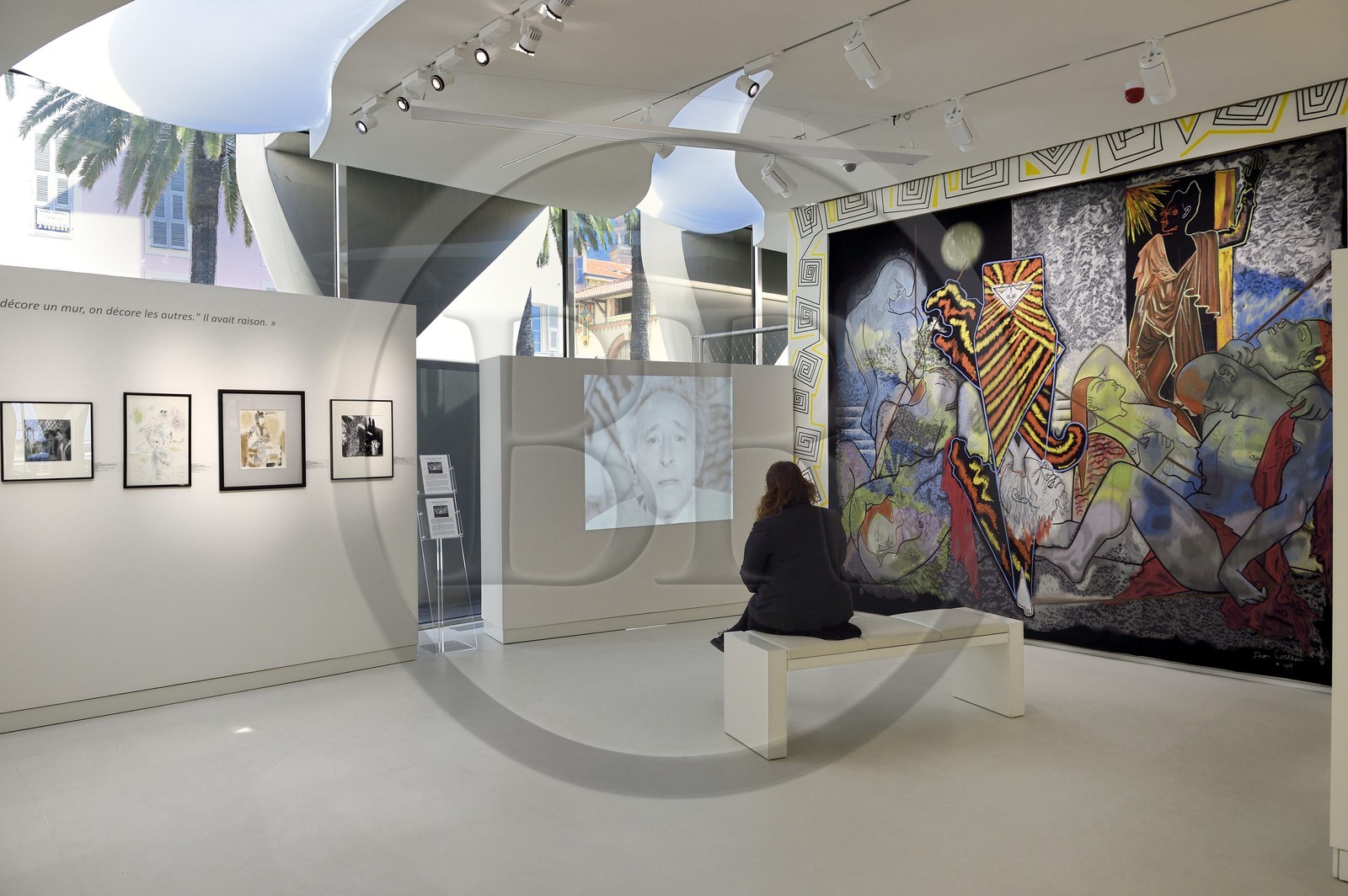 France, Alpes-Maritimes (06), Menton, le musée Jean Cocteau construit en 2008 par l'architecte Rudy Ricciotti