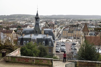 France, Aisne (02), Château-Thierry, la mairie sur la place de l'hôtel de Ville