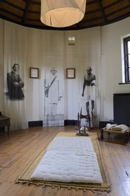 Afrique du Sud, province de Gauteng, Johannesburg, quartier résidentiel d’Orchards, Satyagraha House, hotel et musée situé dans la maison qui a hébergé Mohandas Gandhi de 1908 à 1909, construite en 1907 par son compagnon de route l’architecte allemand Hermann Kallenbach