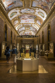 France, Paris (75), Bibliothèque Nationale de France, site Richelieu, la galerie Mazarin