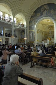 France, Paris (75), la chapelle Notre Dame de la Medaille Miraculeuse dans la rue du Bac