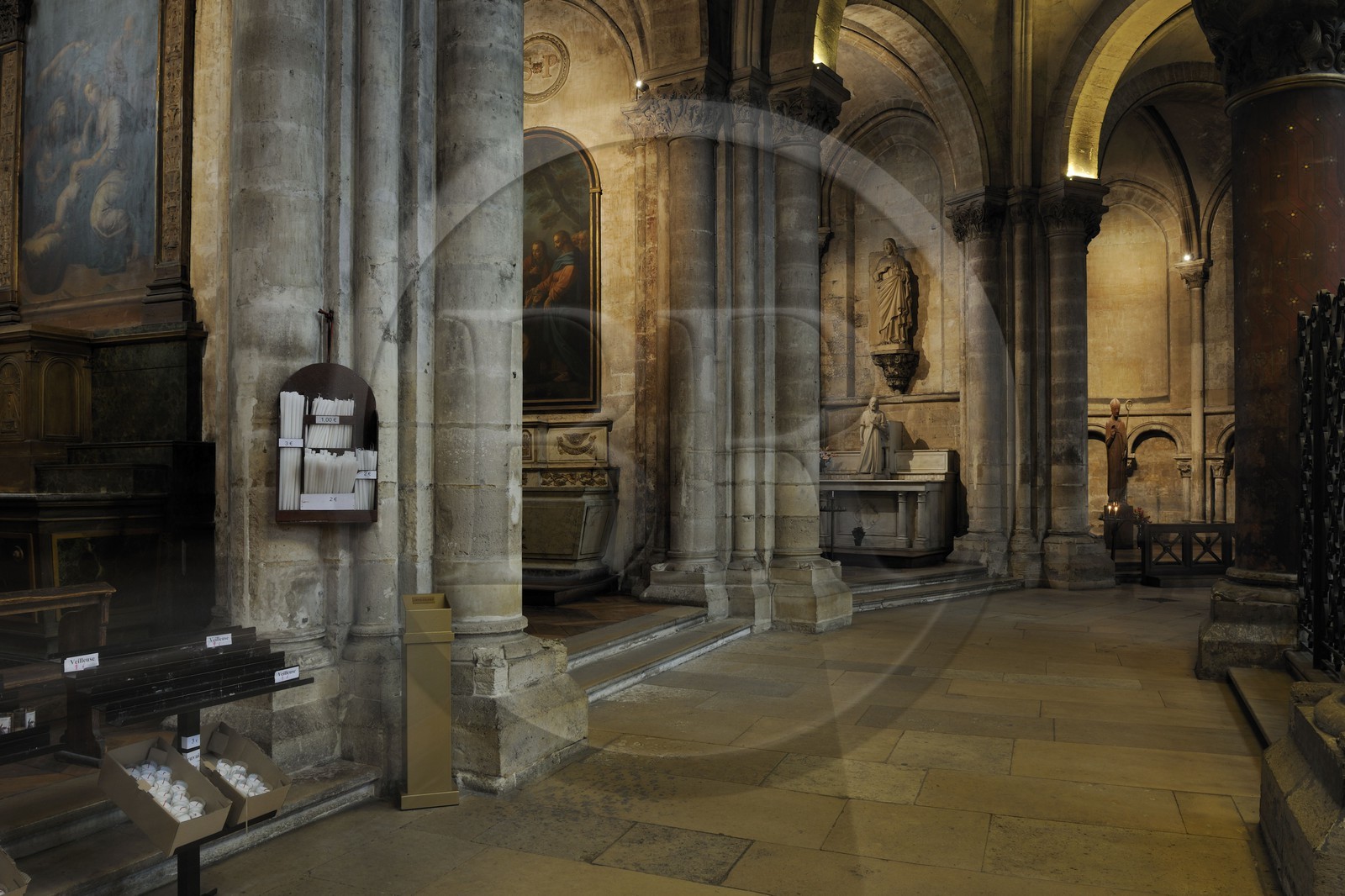 France, Paris (75), église Saint-Germain-des-Prés