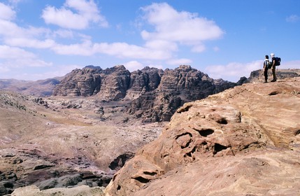 Jordanie, Petra, les montagnes d' Umm Al-Biyarah