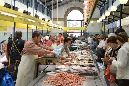 France, Morbihan (56), Golfe du Morbihan, Vannes, la halle aux poissons