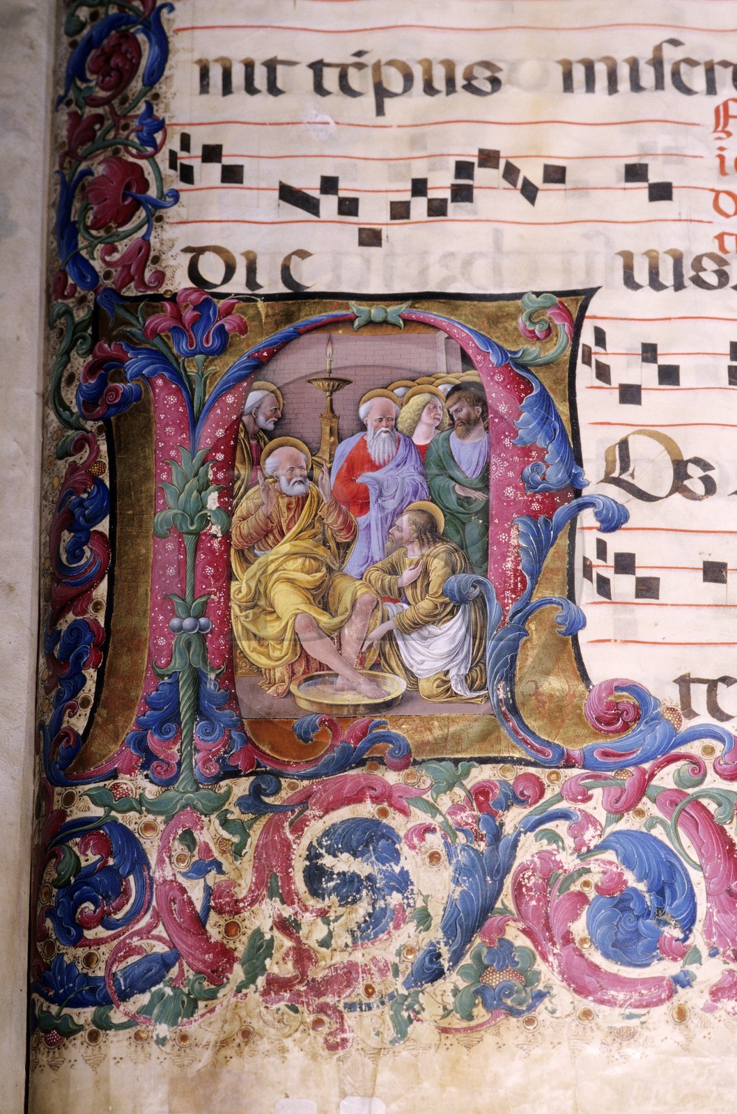 Italie, Toscane, Sienne, Duomo, Bibliothèque Piccolomini (Pie II)