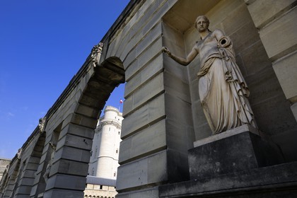 France, Val-de-Marne (94), Vincennes, le château de Vincennes, le donjon