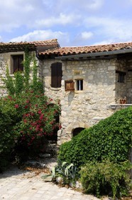 France, Hérault (34), region du Pic Saint-Loup, Les Matelles, place du château (aujourd'hui disparu)