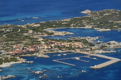 France, Corse-du-Sud (2A), Bonifacio, Ile Cavallo (vue aérienne)