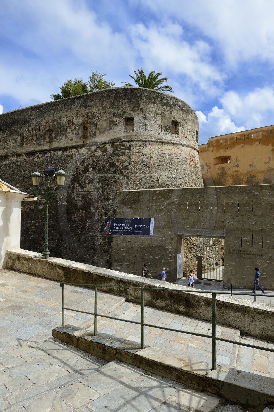France, Haute-Corse (2B), Bastia, la Citadelle quartier de Terra-Nova, l'ancien palais des gouverneurs génois qui héberge le Musée d'Histoire de Bastia