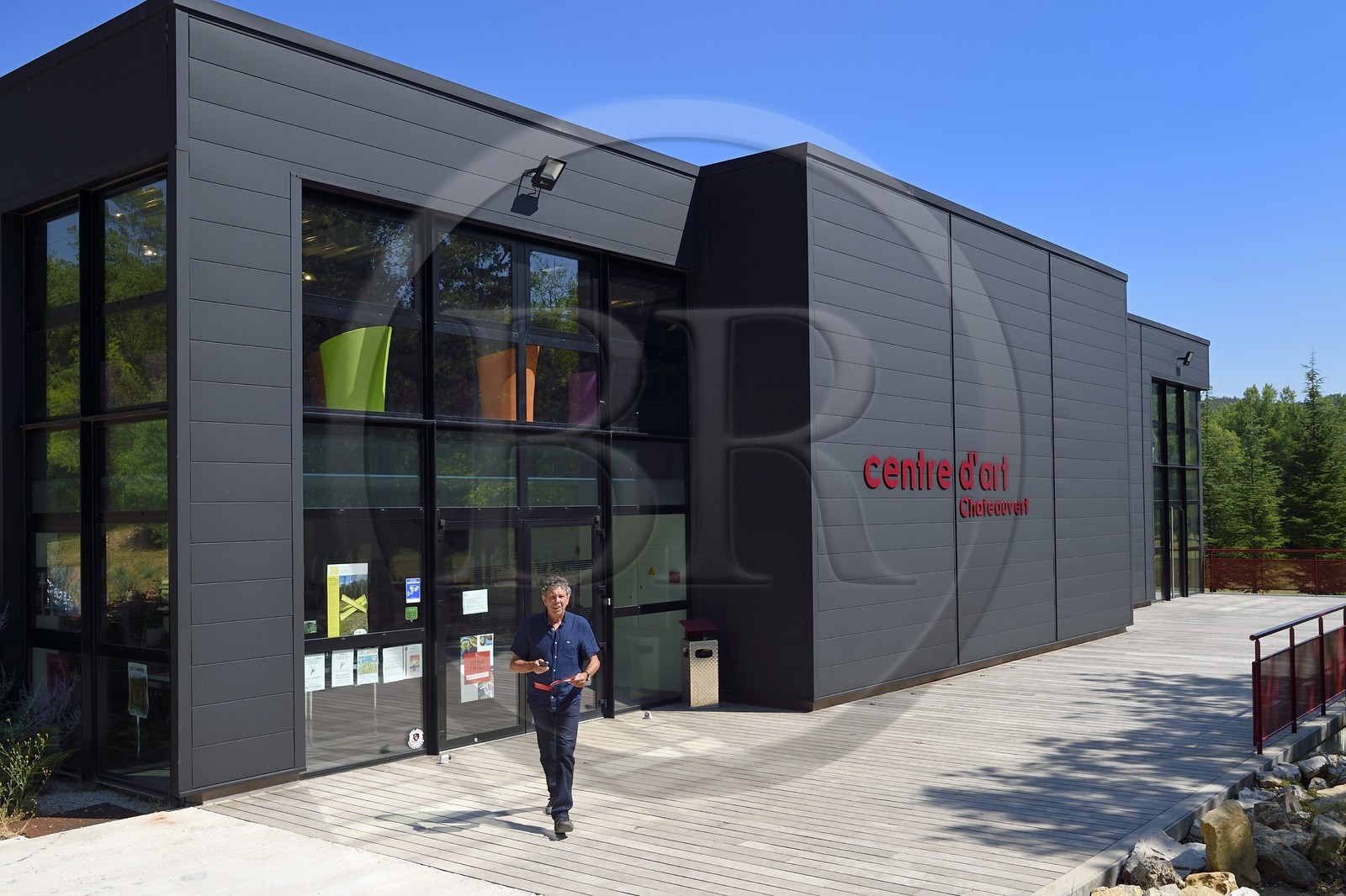 France, Var (83), Provence Verte, Chateauvert, Centre d’art contemporain Chateauvert