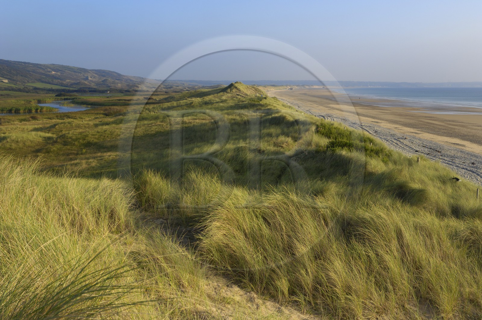 France, Manche (50), Cap de la Hague, dunes de l'anse de Vauville