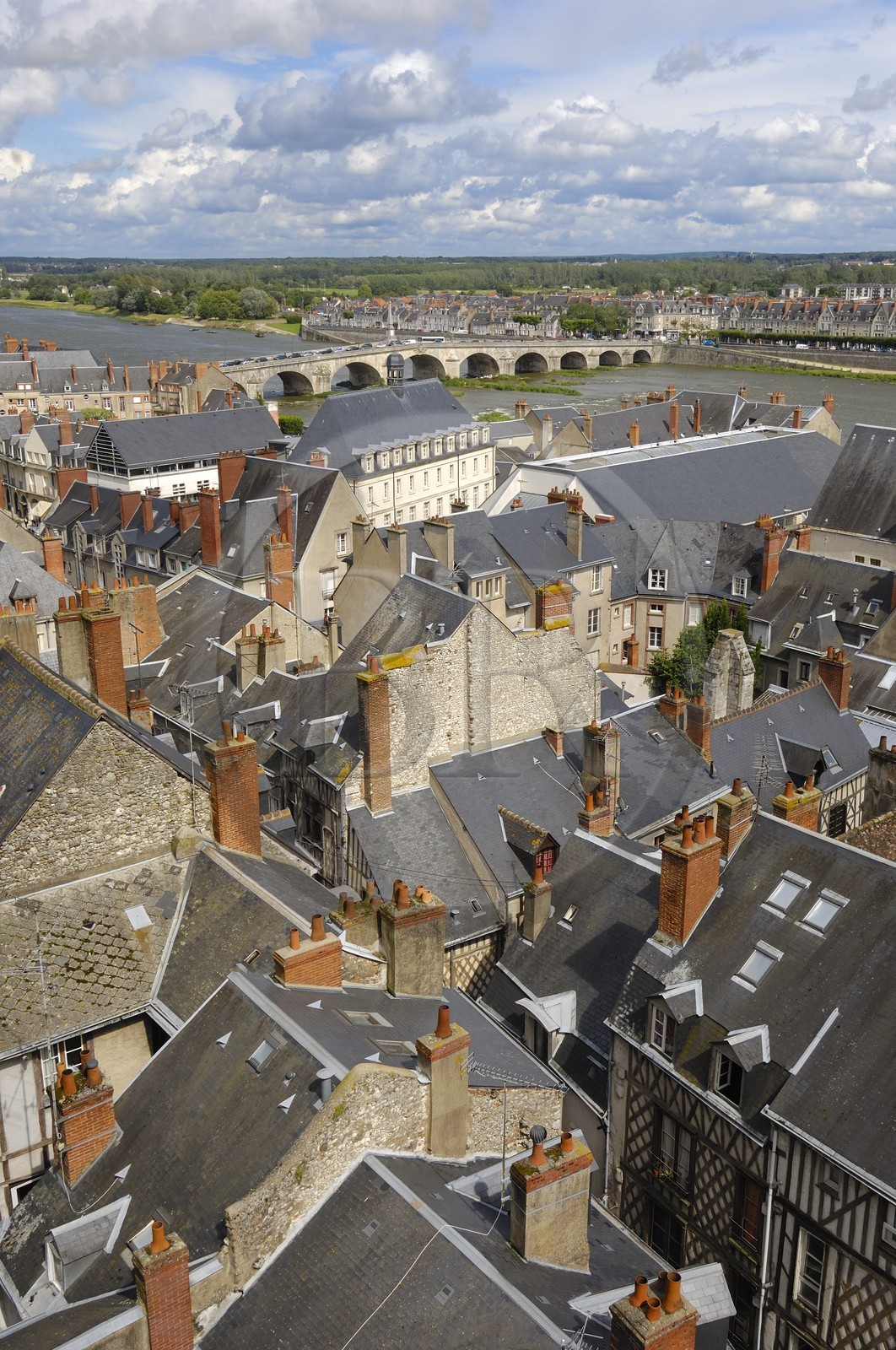 France, Loir et Cher (41), Blois, la vieille ville au bord de la Loire