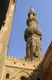 Egypte, Le Caire, minarets de la Mosquée El-Azhar