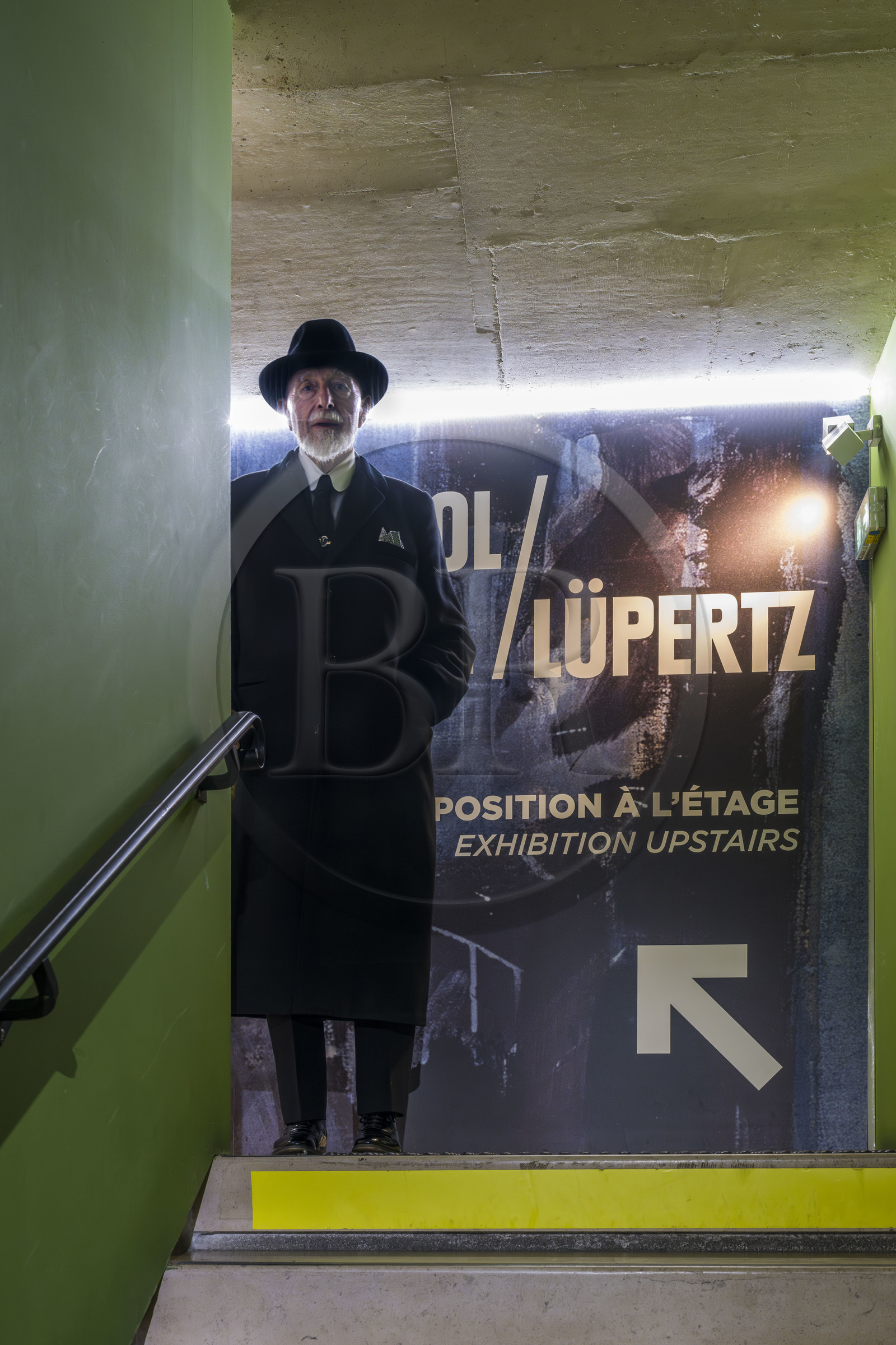 France, Paris (75), Musée Maillol, le peintre et sculpteur allemand Markus Lüpertz lors de son exposition en dialogue avec l'oeuvre d'Aristide Maillol