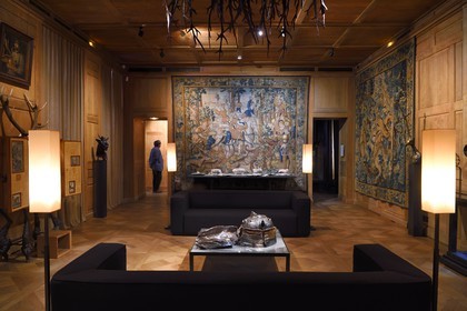 France, Paris (75), quartier du Marais, le musée de la Chasse et de la Nature dans l’hôtel de Guénégaud