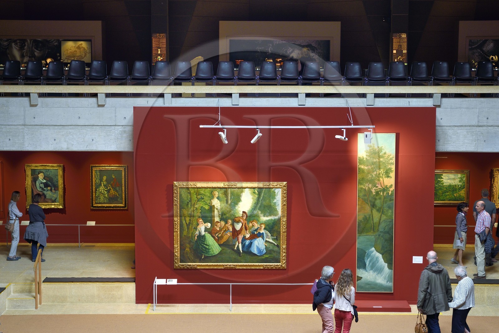 Suisse, canton du Valais, Martigny, Fondation Pierre Gianadda, exposition de peintures