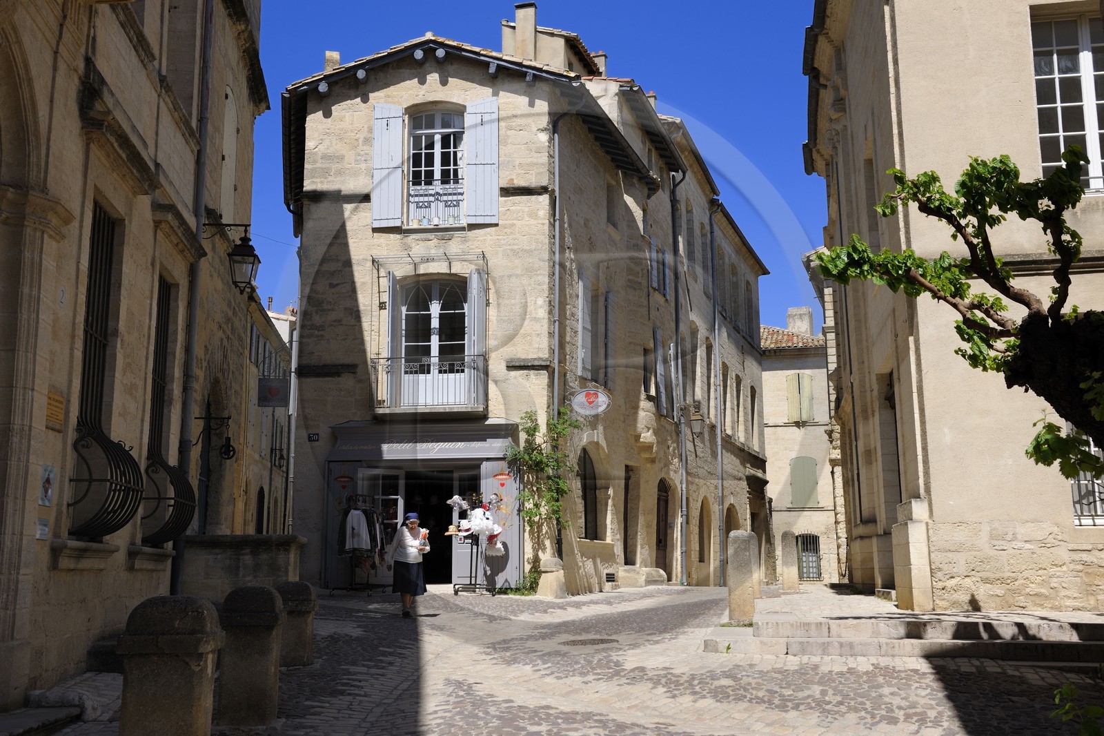 France, Gard (30), Uzès, rue de Port Royal