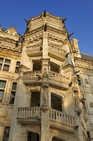 France, Loir-et-Cher (41), vallée de la Loire classée au Patrimoine Mondial de l'UNESCO, château de Blois, l'aile François 1er