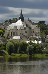 France, Indre et Loire (37), Candes-Saint-Martin, collégiale Saint-Martin