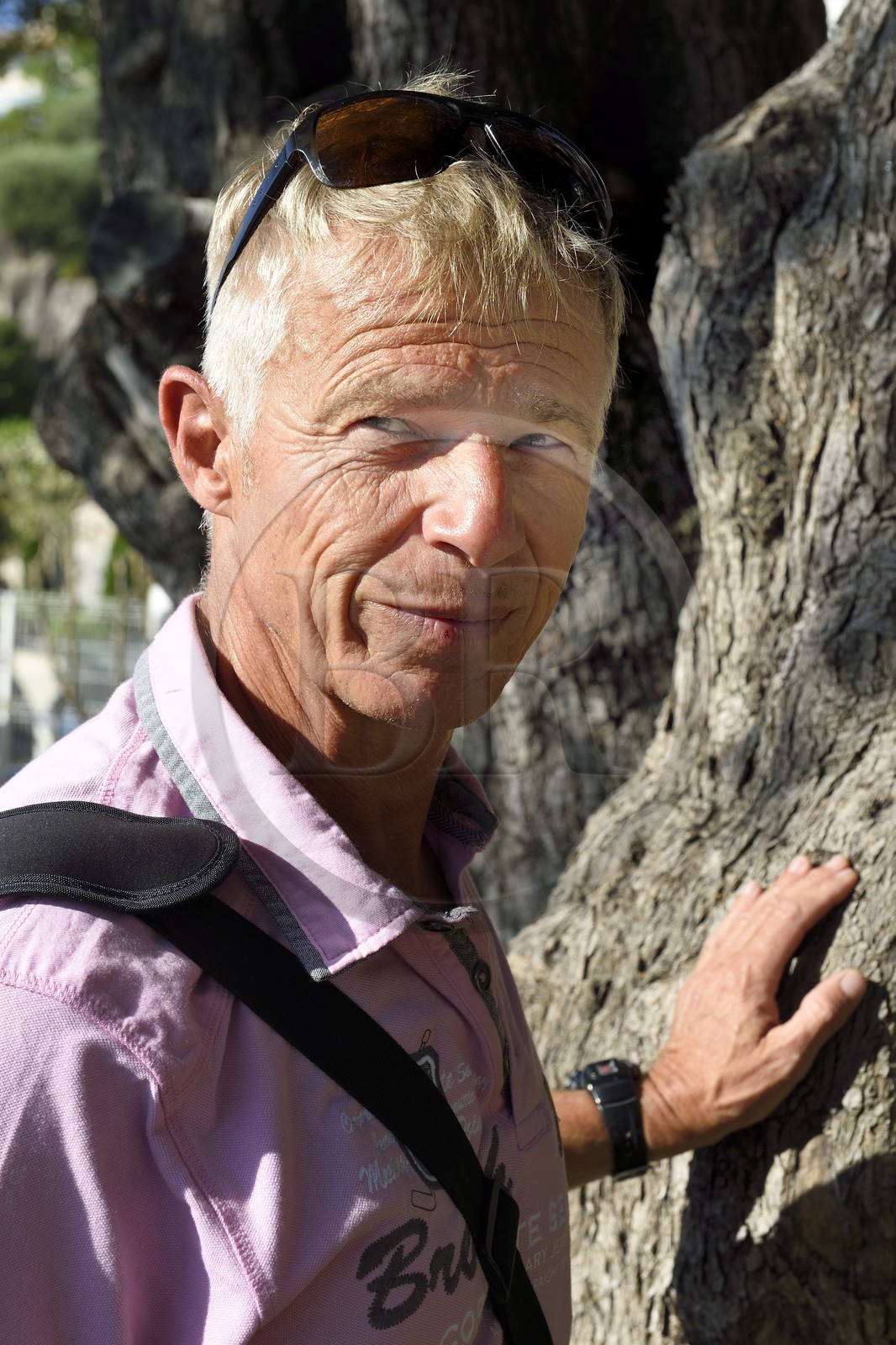 Principauté de Monaco, Monaco, quartier de la Condamine, le parc Princesse Antoinette, le guide Jean-Marc Ferrié