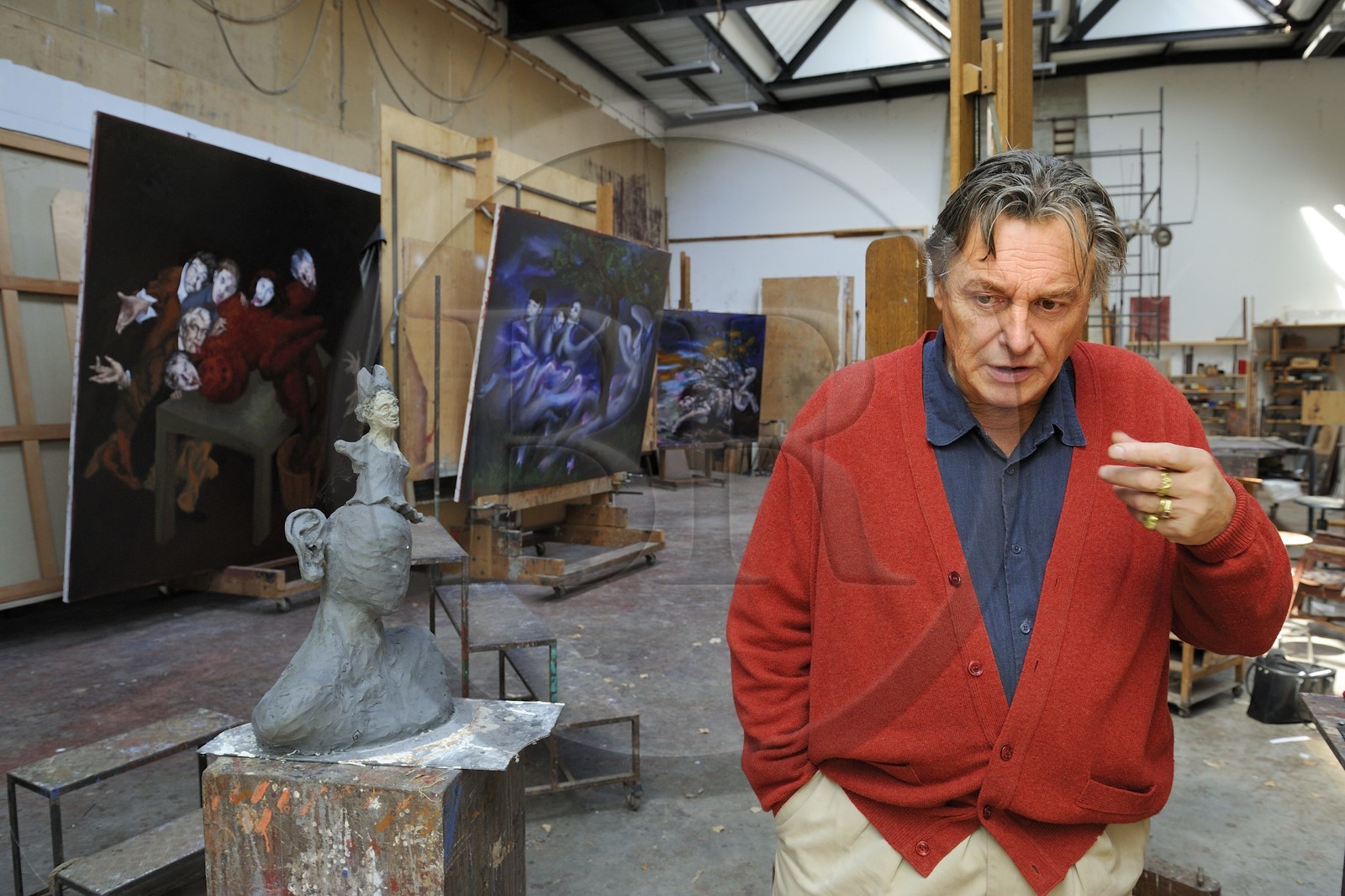 France, Eure (27), Marcilly sur Eure, Gérard Garouste