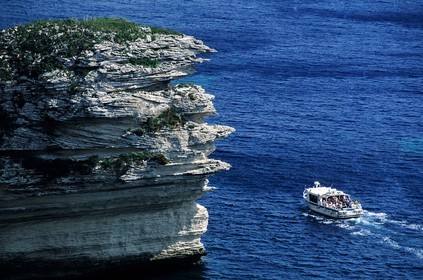 France, Corse-du-Sud (2A), falaises de Bonifacio
