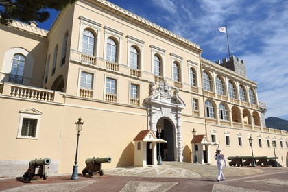 Principauté de Monaco, Monaco, le palais princier sur le Rocher