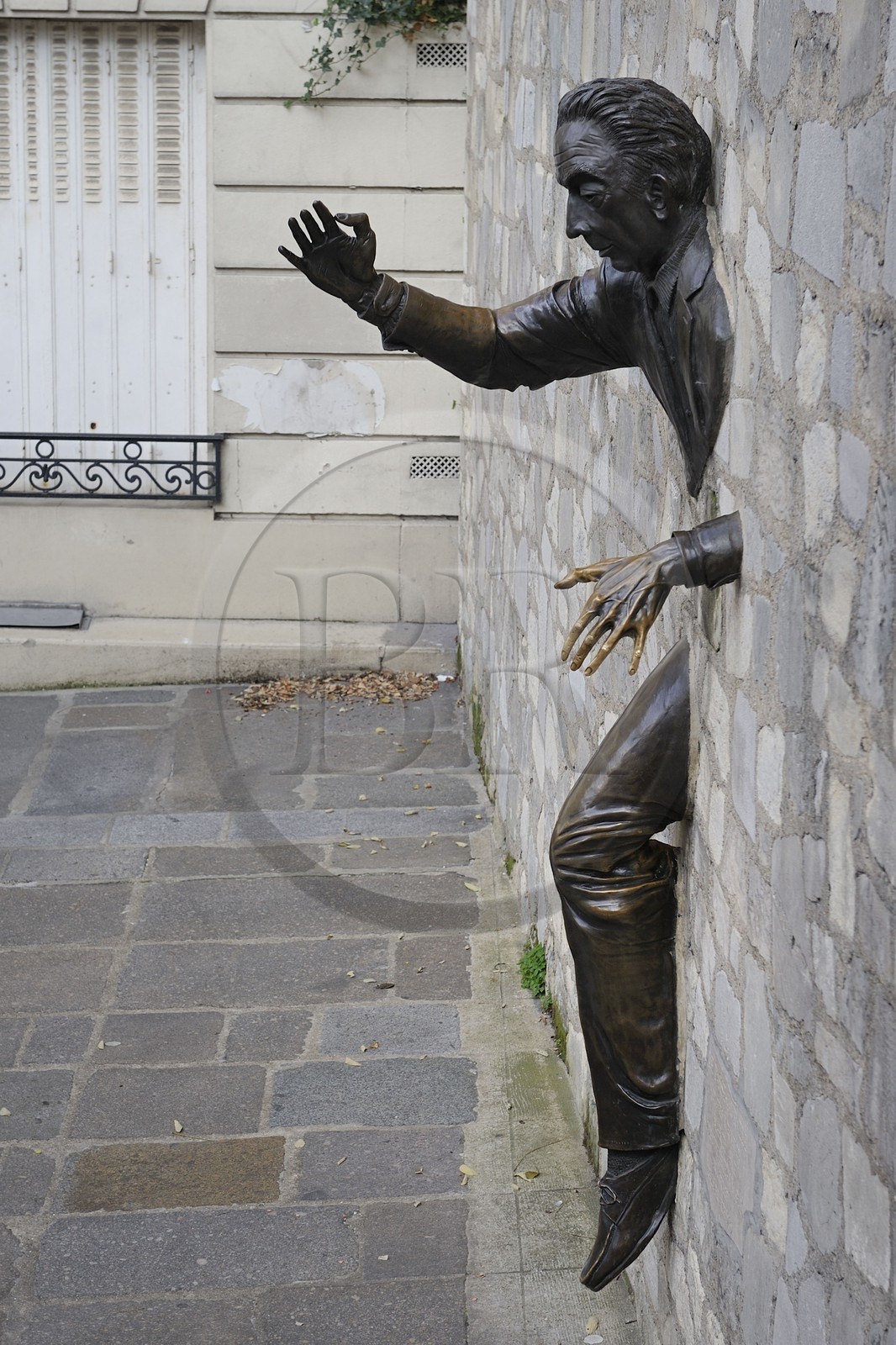 France, Paris (75), la Butte Montmartre, Marcel Aymé Le Passe Muraille par Jean Marais