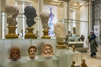 France, Paris (75), Bibliothèque Nationale de France, site Richelieu, la Salle des Colonnes