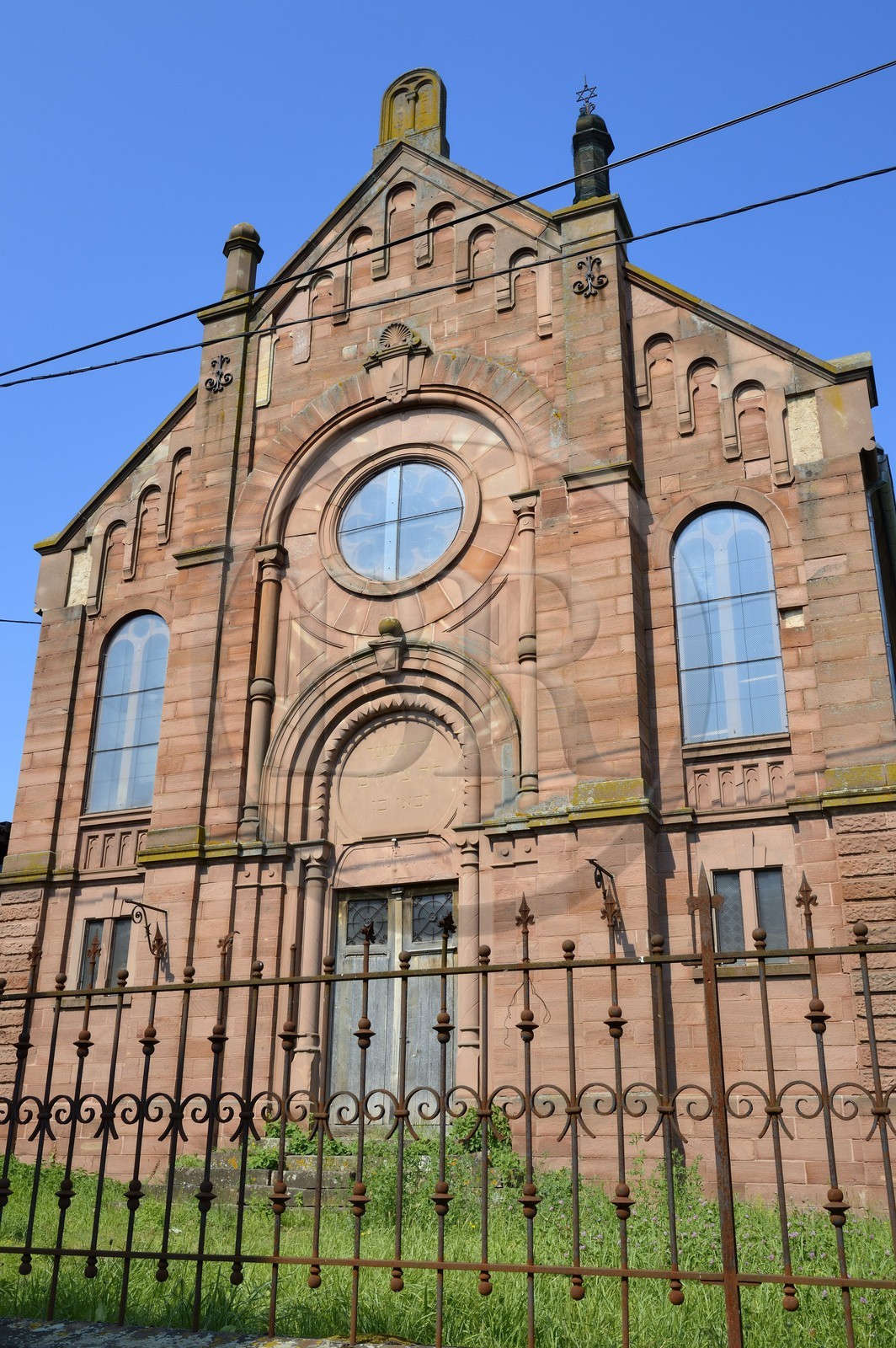 France, Bas-Rhin (67), Balbronn, l'ancienne synagogue