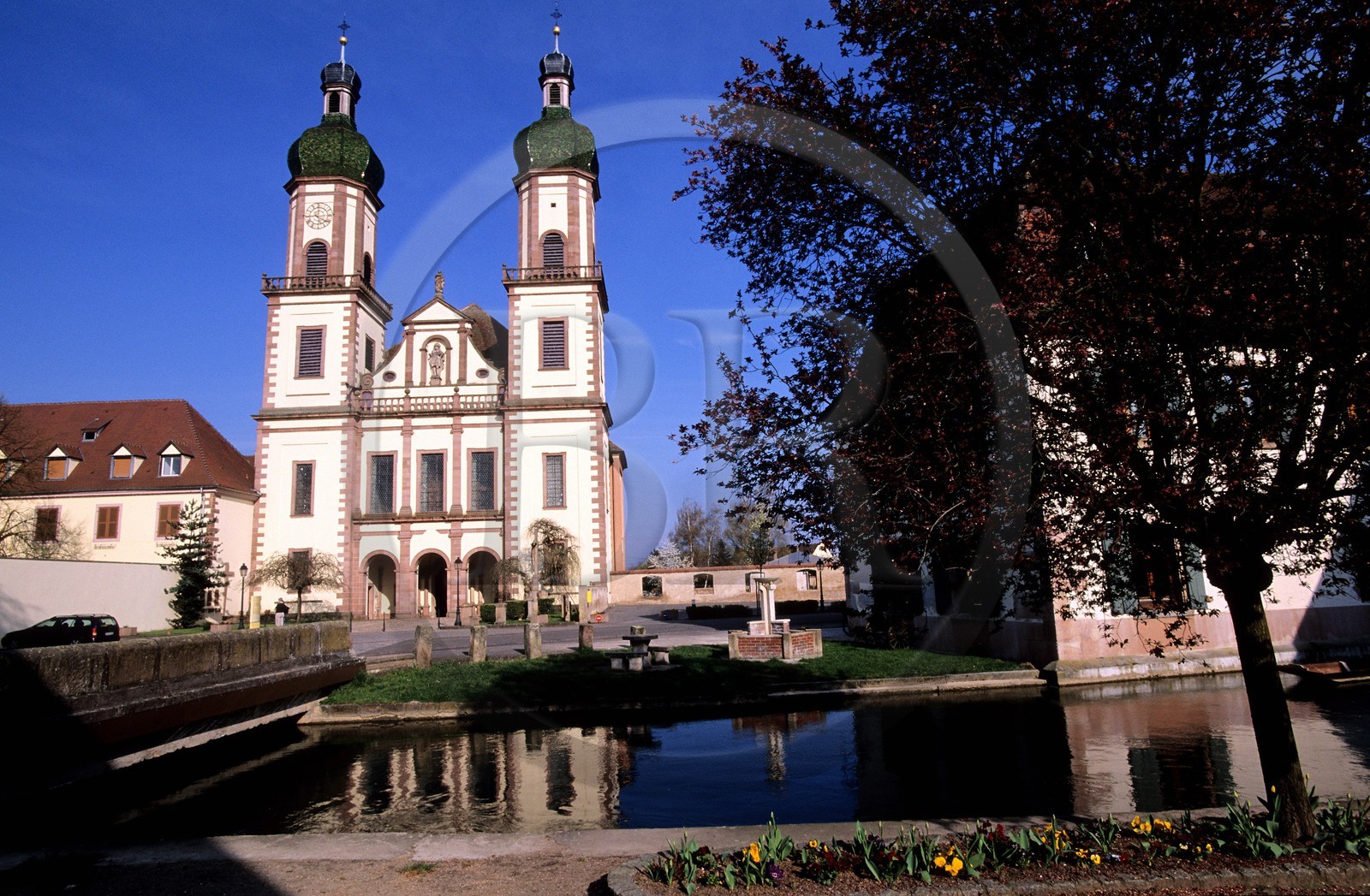 France, Bas-Rhin (67), église abbatiale d'Ebermunster