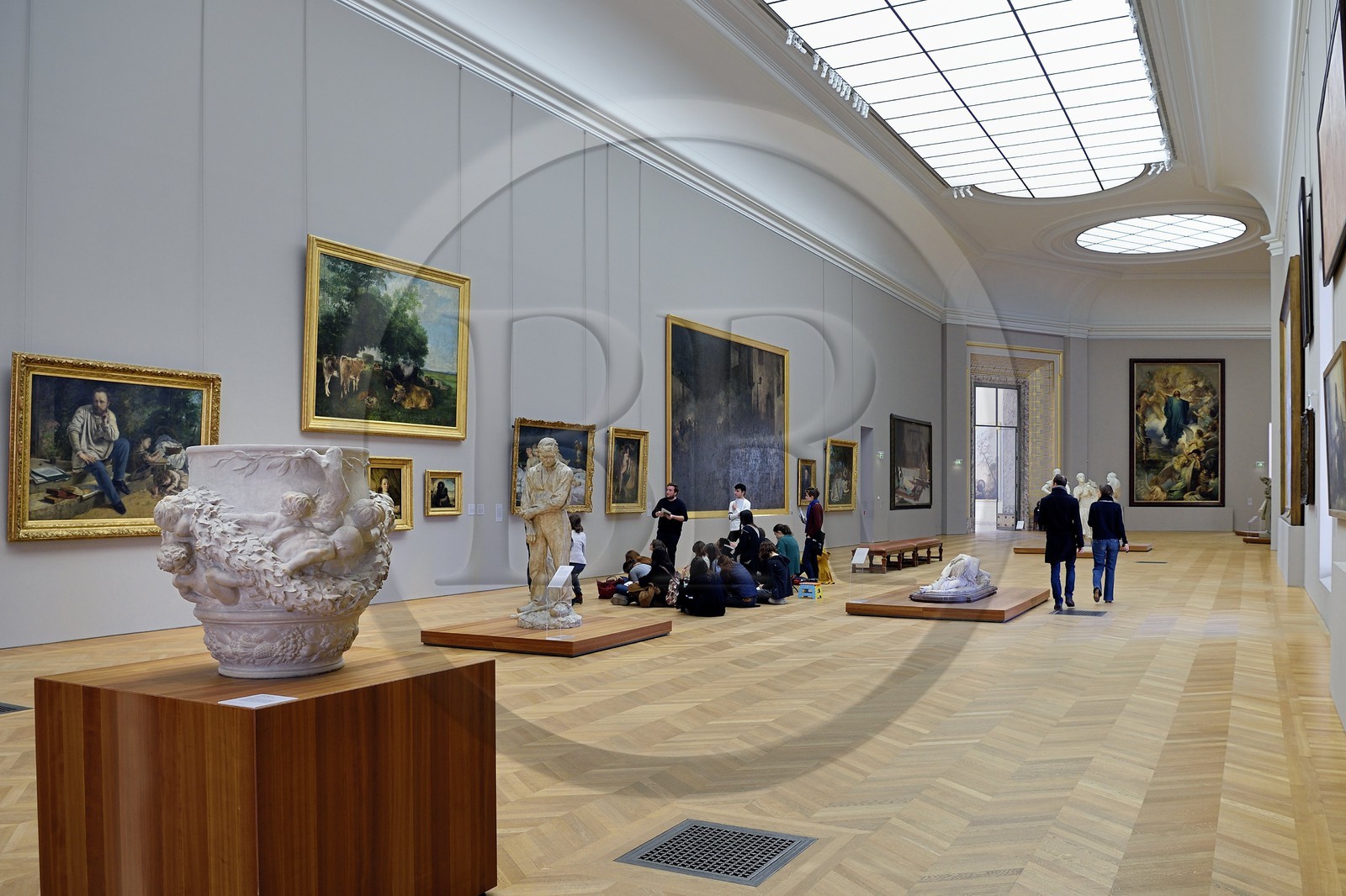 France, Paris (75), Le Petit Palais, construit à l'occasion de l'Exposition universelle de 1900 par l'architecte Charles Girault, il abrite le musée des beaux-arts de la ville de Paris