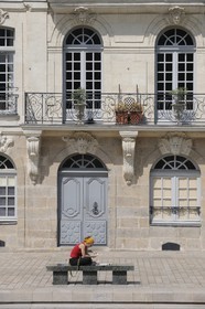 France, Loire-Atlantique (44), Nantes, maison d'armateur 10 quai Turenne sur l'ancienne Ile Feydeau