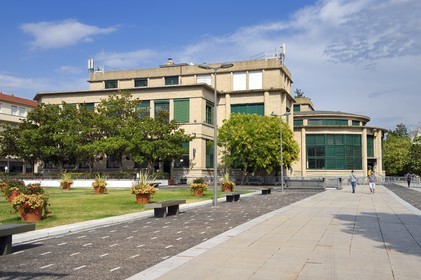 France, Allier (03), Vichy, l’Hotel des Postes de style art Déco construite par l'architecte Léon Azéma en 1935