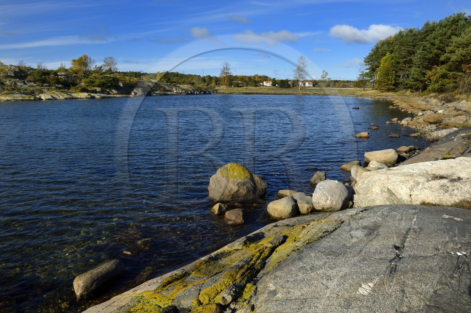 Suède, Västra Götaland, Iles Koster, Sydkoster, hameau de Bollplan